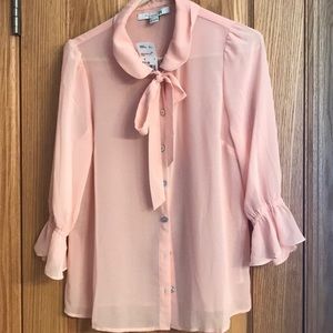 Peach forever 21 top with tags
